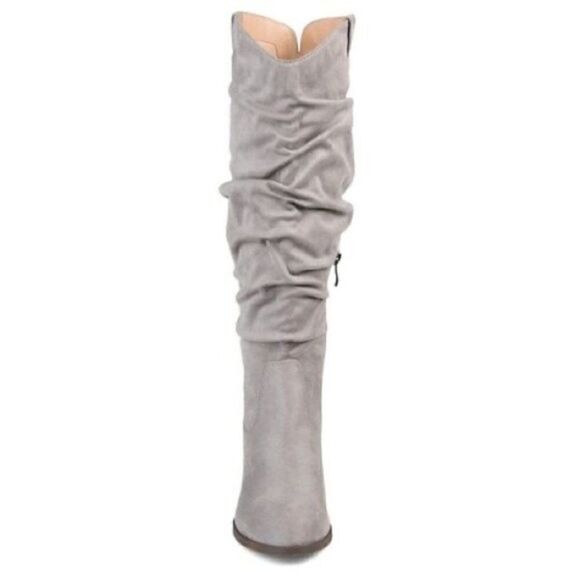 JOURNEE COLLECTION Women's Aneil Boots Grey, shoes 6WC US - Picture 3 of 12